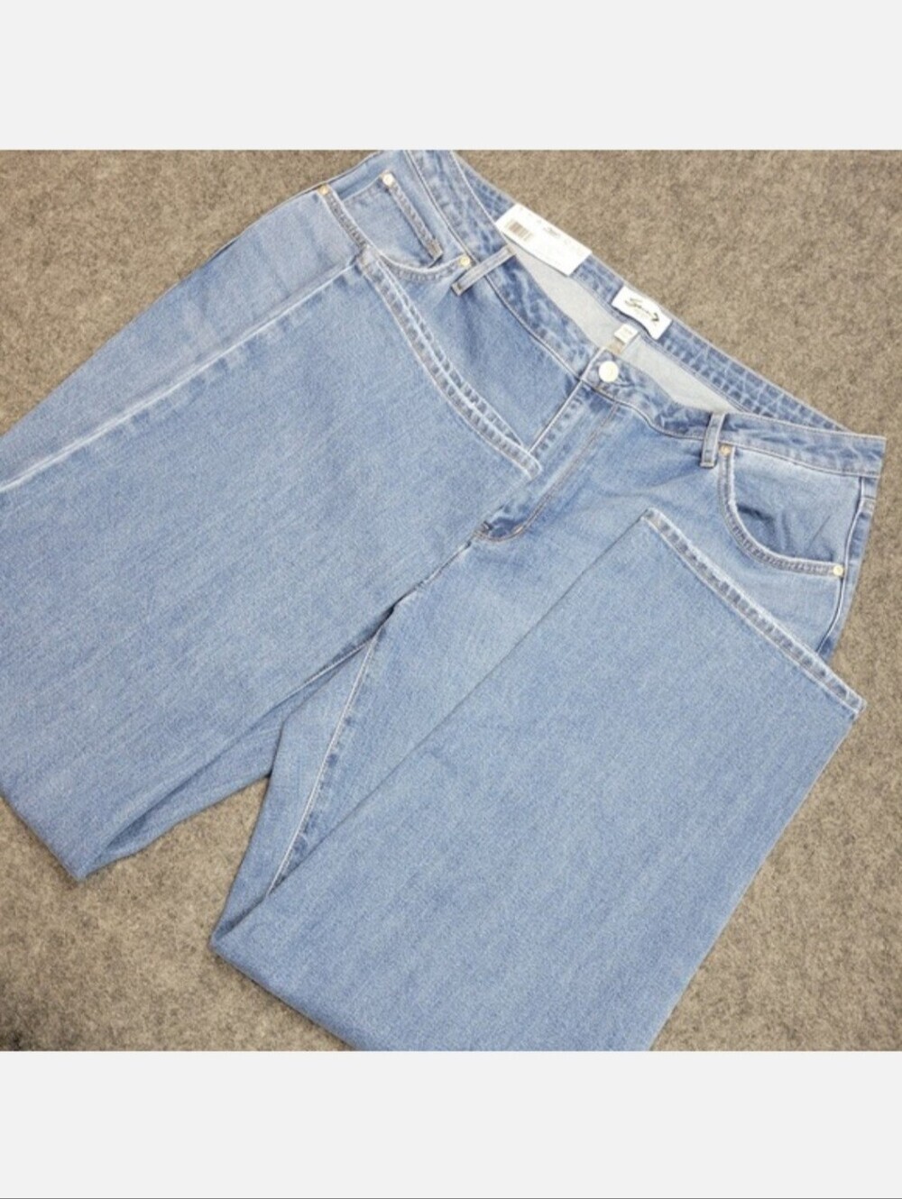 NWT Seven 7 Jeans Womens Size 12 Light Wash Blue Denim Premium Streetwear Y2K